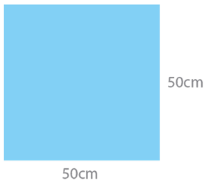 Coverline Хірургічне простирадло неклейке (IS) 50см х 50см